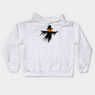 Pumpkin Patch Scarecrow Kids Hoodie